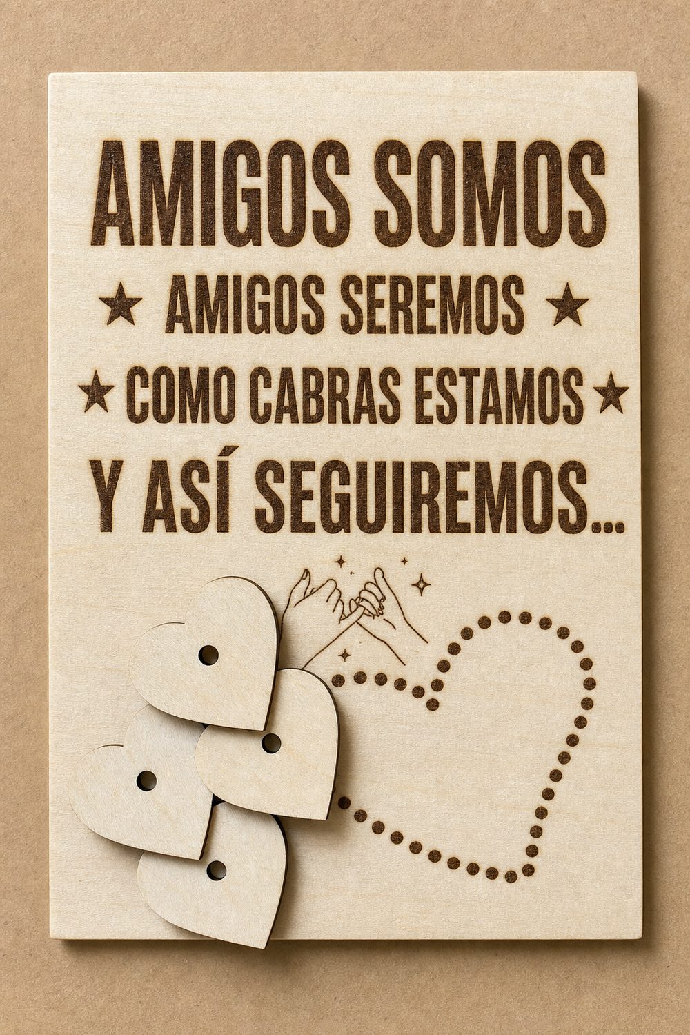 Lámina de madera personalizada grabada a láser